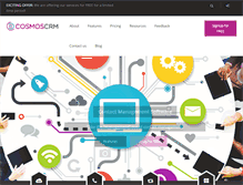 Tablet Screenshot of cosmoscrm.com